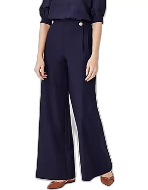 Ann Taylor The Sailor Palazzo Pant in Twil