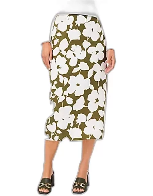 Ann Taylor Floral Midi Skirt