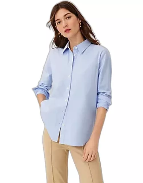 Ann Taylor Oxford Relaxed Perfect Shirt