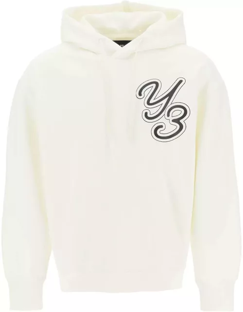 Y-3 hoodie with logo print
