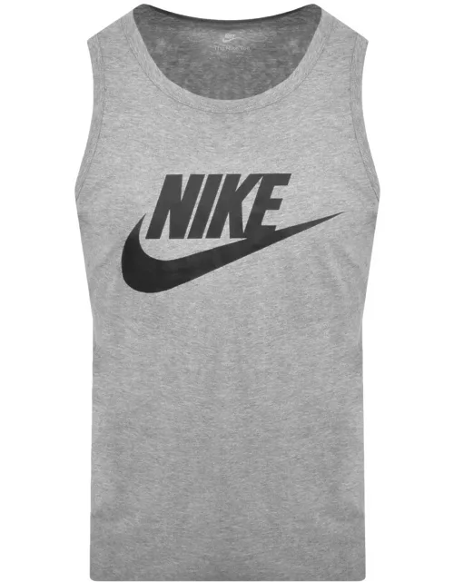 Nike Futura Icon Logo Vest T Shirt Grey