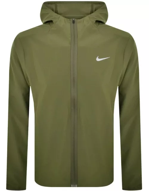 Nike Training Dri Fit Hooded Fitness Jacket Green