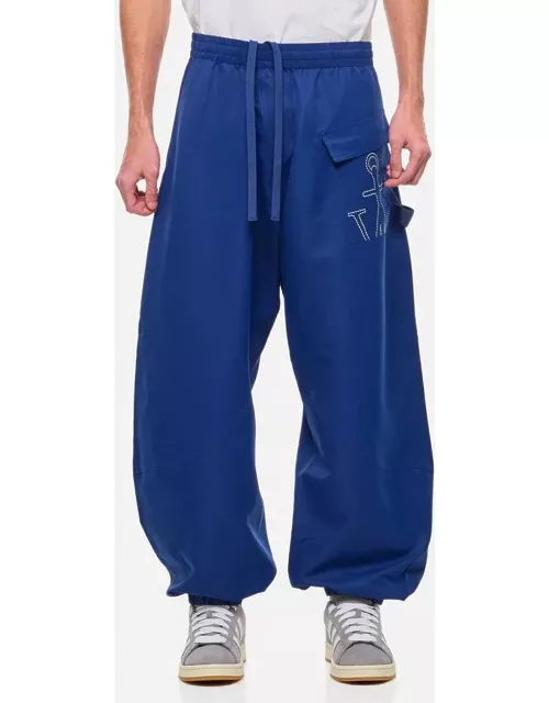 JW Anderson Twisted Joggers Blue