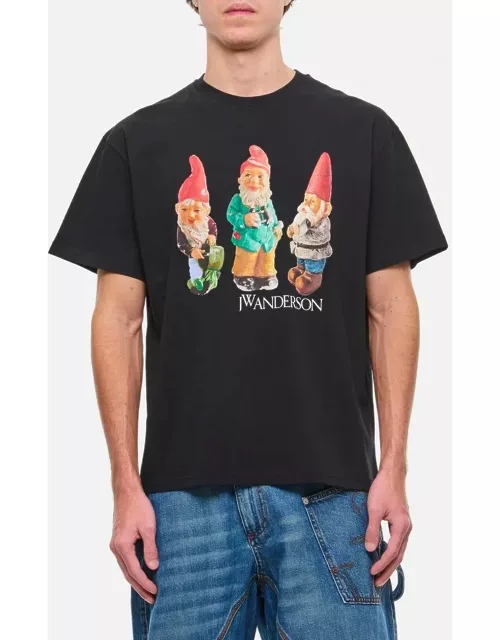 JW Anderson Gnome Trio T-shirt Black