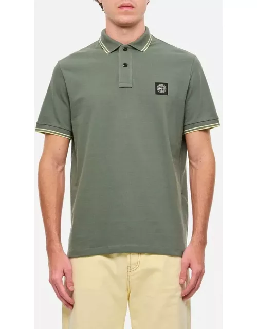 Stone Island Cotton Polo Shirt Green