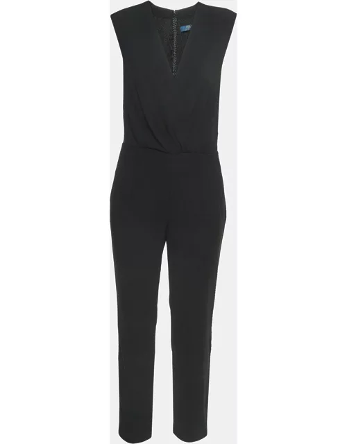 Polo Ralph Lauren Black Crepe Sleeveless Jumpsuit