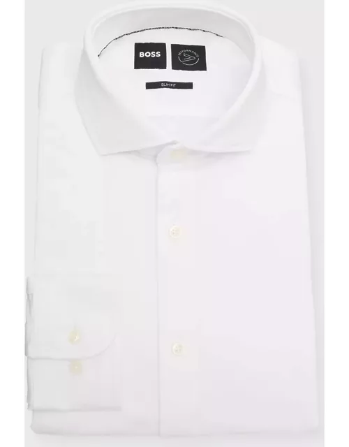 Men's Solid Cotton Dress Shirt