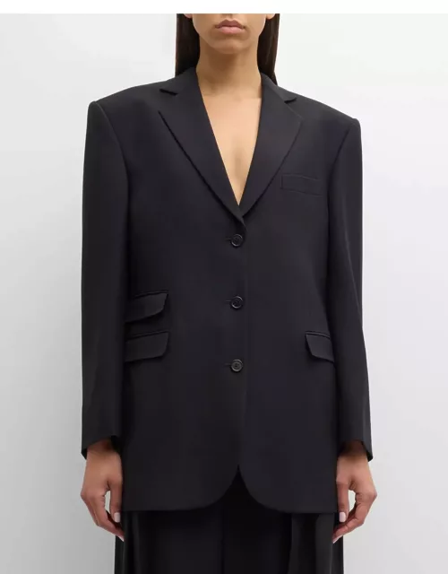 Ule Single-Breasted Blazer Jacket