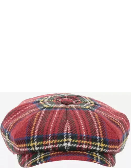 Stetson Wool Cap With Check Pattern