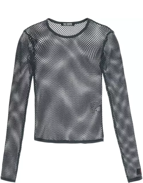 Raf Simons Long Sleeve Fishnet Knit T-shirt