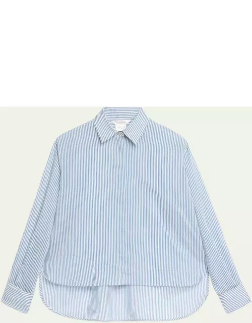 Vertigo Striped Button-Front Shirt