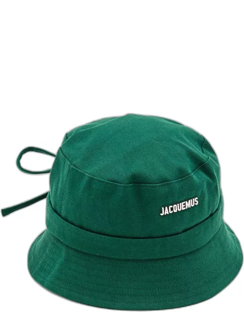 Jacquemus Le Bob Gadjo Cotton Bucket Hat Green
