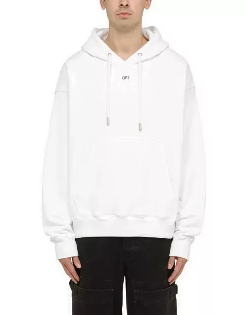 White Skate hoodie with Off logo