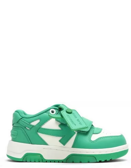 Out Of Office white/green trainer