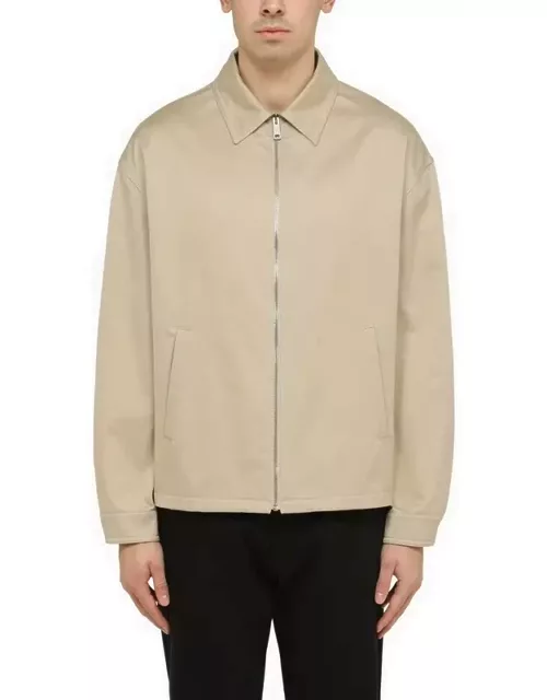 Lightweight cotton jacket in rope colour