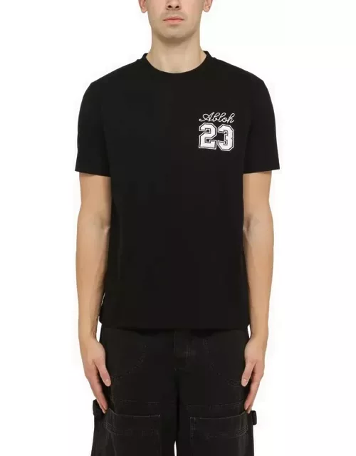 Black Slim t-shirt with logo