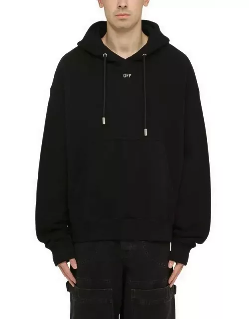 Black Skate hoodie with Off logo