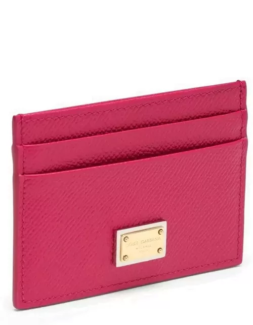 Cyclamen-coloured credit card holder