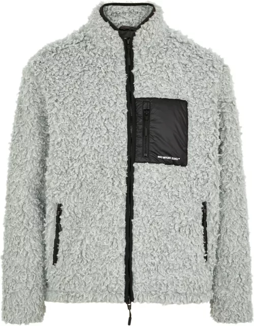 Mki Miyuki Zoku Panelled Fleece Jacket - Grey