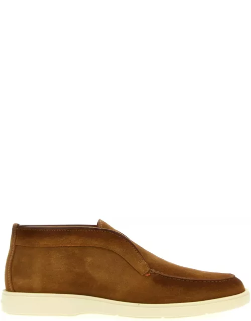 Santoni Suede Ankle Boot