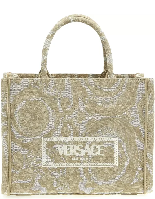 Versace Two-tone Fabric Bag