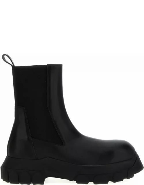 Rick Owens beatle Bozo Tractor Ankle Boot