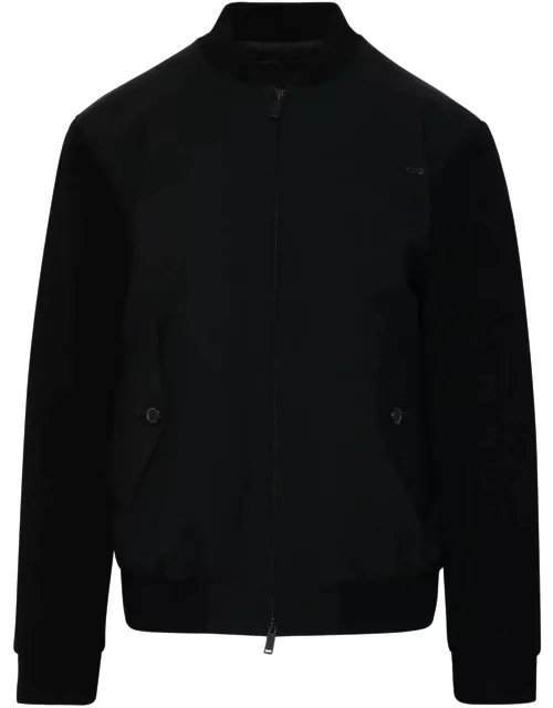 Dsquared2 Bomber Jacket In Black Woo