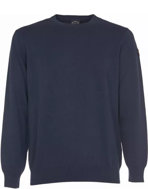 Paul & Shark Blue Cotton Sweater
