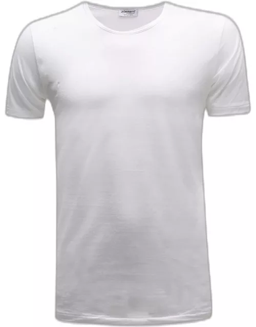 Men's Royal Classic Crew-Neck Cotton T-Shirt