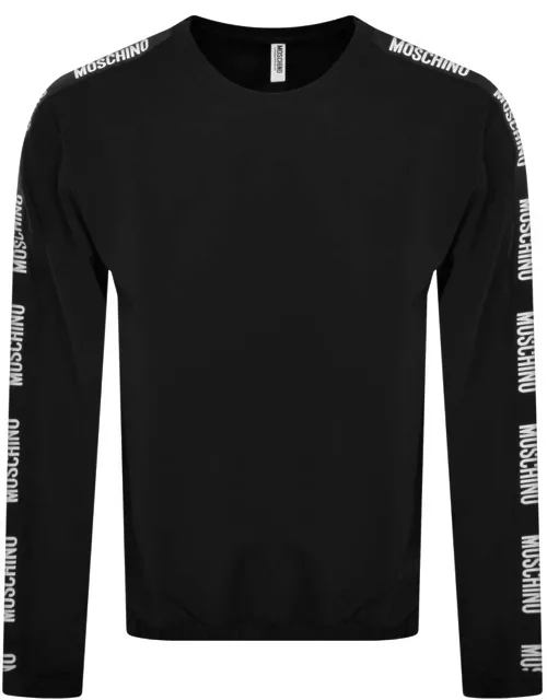 Moschino Tape Logo Sweatshirt Black