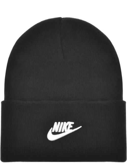 Nike Futura Cuffed Knit Beanie Hat Black