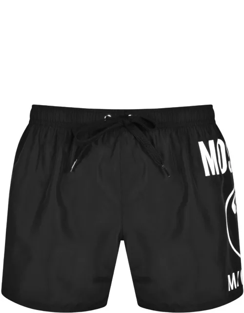 Moschino Logo Swim Shorts Black
