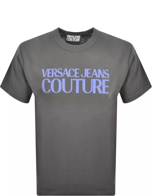 Versace Jeans Couture Logo T Shirt Grey