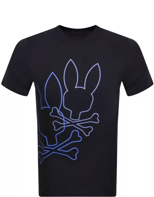 Psycho Bunny San Diego Logo T Shirt Navy