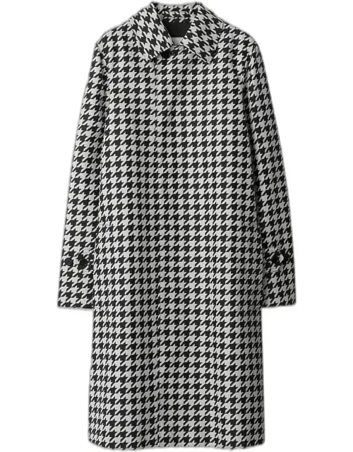 Houndstooth Trench Coat