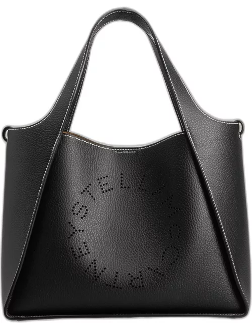 Perforated Logo Faux-Leather Crossbody Bag