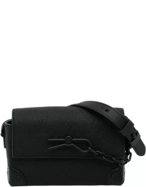 Louis Vuitton Black Monogram Taurillon Steamer Wearable Wallet