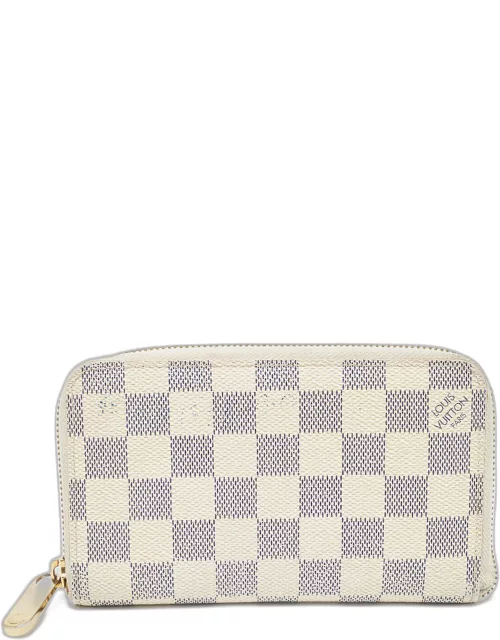 Louis Vuitton Damier Azur Canvas Compact Zippy Wallet