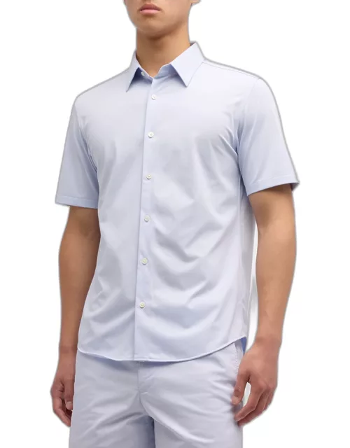 Men's Irving Short Sleeve Shirt in Structure Knit
