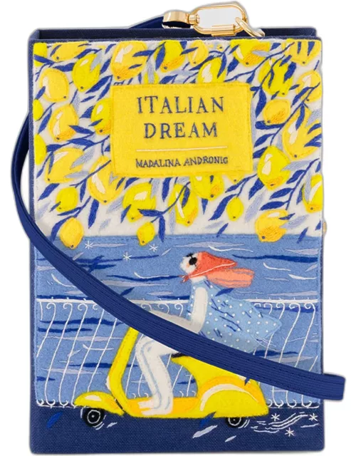 Madalina Andronic's Italian Dream Book Clutch Bag