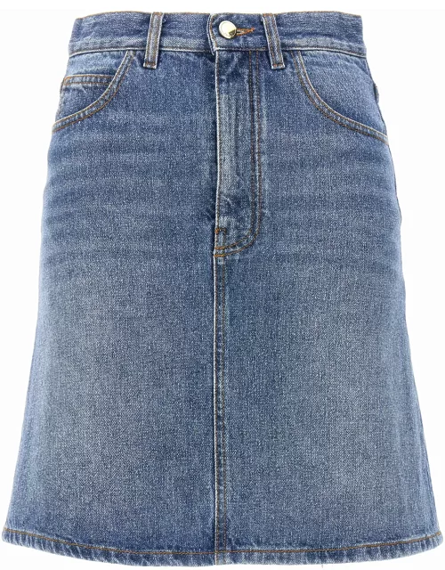 Chloé Denim Mini Skirt