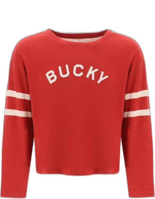 BODE Bucky two-tone cotton sweater