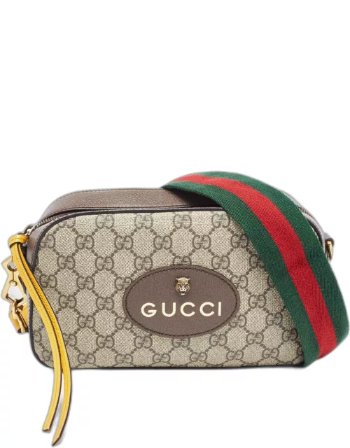 Gucci Brown/Beige GG Supreme Canvas Neo Vintage Messenger Bag
