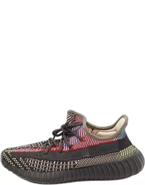 Yeezy x Adidas Multicolor Knit Fabric Boost 350 V2 Yecheil (Non-Reflective) Sneaker