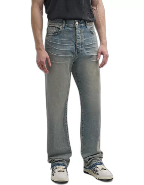Men's Faded Straight-Leg Jean