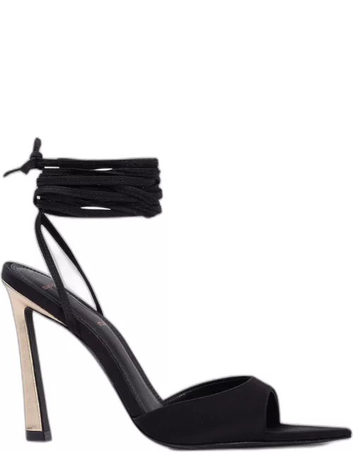 Terina Ankle-Wrap Stiletto Sandal