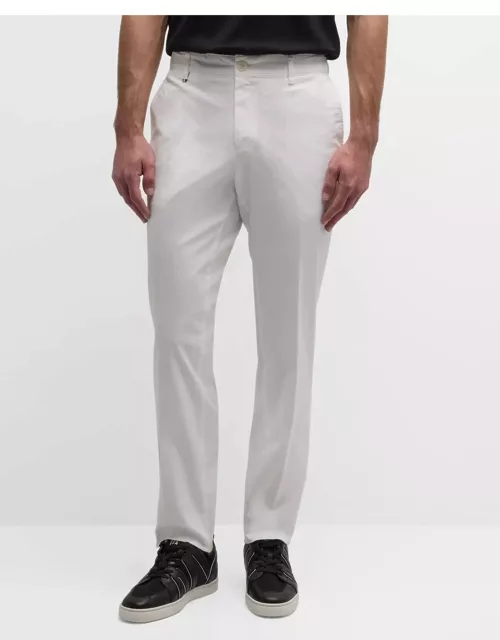 Men's Slim Fit Flat-Front Pant
