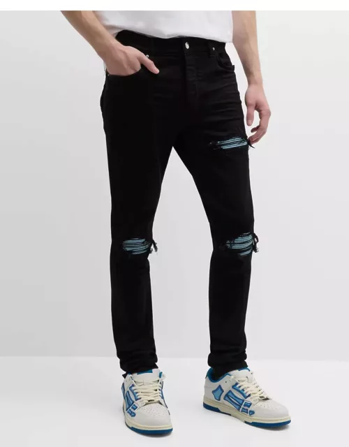 Men's MX1 Suede-Patch Skinny Jean