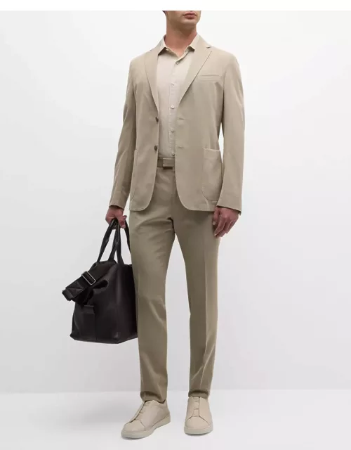Men's Cotton Silk Suit