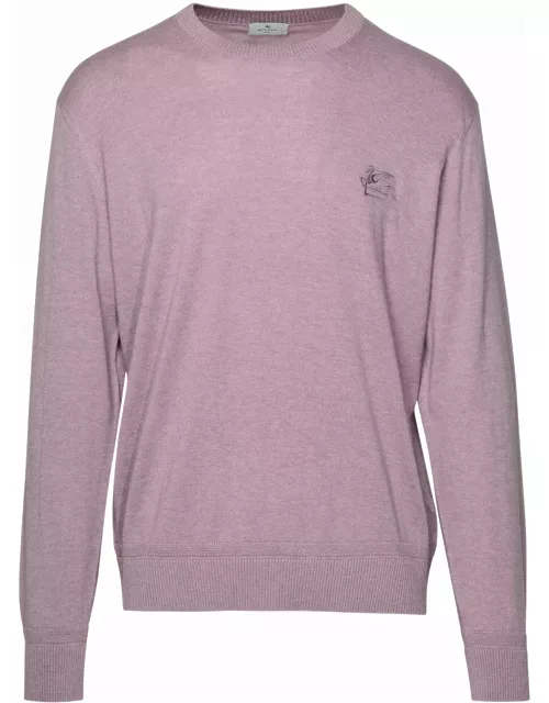 Etro Lilac Cotton Blend Sweater